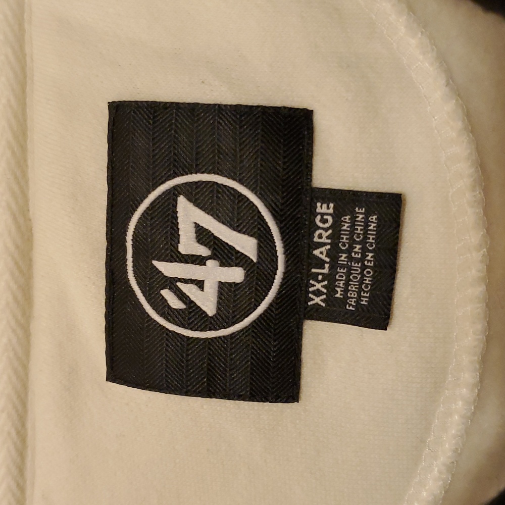 47 Brand Philadelphia Eagles Historic White Superior Lacer Hood Sz XXL - Picture 2 of 11